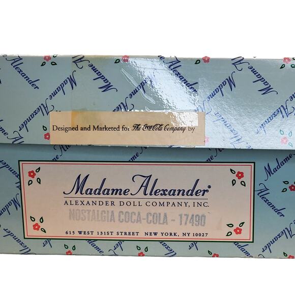 Madame Alexander Large Doll Nostalgia Coca Cola 17490 Vtg Collectible - Picture 15 of 16